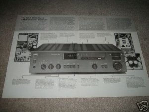 NAD 7130 Receiver Ad from 1987,4 pages!specs,article