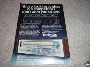 Technics SA-5770 Receiver AD from 1974, Stereo line
