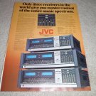 JVC s600 II,400,300, specs Ad from 1977