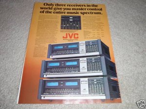 JVC s600 II,400,300, specs Ad from 1977