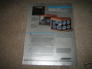 BOSE 901 Vintage Ad from 1982 Series III