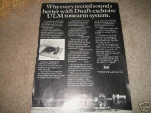 DUal ULM Tonearm AD from 1978