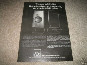 ADS L620 Speaker Ad from 1979