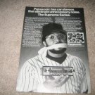 Panasonic Vintage Ad 1982 Reggie Jackson! Supreme Srs