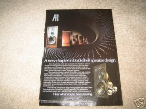 AR Vintage Ad 1982 Acoustic Research AR48