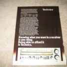 Technics Vintage Ad 1980 Panasonic SA-400,300,200