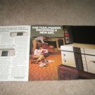 Pioneer A-9,F-9 SX-7 1981 Ad 4 pages! Amp/Tuner/Tape