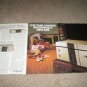 Pioneer A-9,F-9 SX-7 1981 Ad 4 pages! Amp/Tuner/Tape
