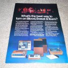 Pioneer Audio Line Ad from 1973,color,nice!