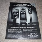 Polk SDA-1,Monitor 4,Monitor 10 SDA Line Ad 1985