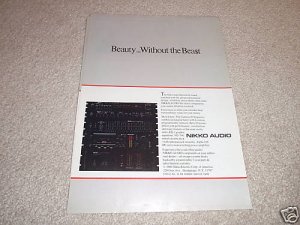 Nikko Audio Gamma 20,Beta 20,EQ-1,ND-790 Tape Ad fr '80