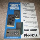 Pinnacle PN70,PN50 AD from 1990 Near Mint