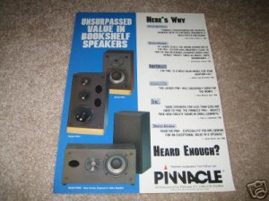 Pinnacle PN70,PN50 AD from 1990 Near Mint