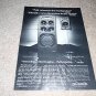 Polk SDA-1,Monitor 4 Speaker Ad from 1985,review,1 page
