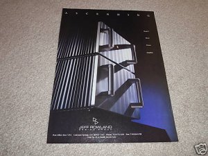Jeff Rowland Model 9 Power amp Ad from 1992,mono