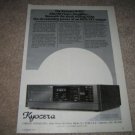 Kyocera R-851 Receiver Ad,from 1982,RARE!