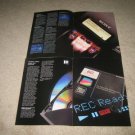 SONY MD Ad from 1992, All MD units Brochure 8 pages