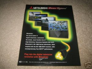 Mitsubishi HDTV Ad from 1999, Diamond,Silver,Gold