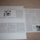 Sony TC-756 Open Reel Review,1975,3 pgs, Full Test,RARE