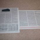 Sansui AU-717 Amplifier Review, 1977, 2 pgs, Full Test