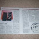 Cerwin Vega 250se Speaker Review, LOUD! 2 pgs,fulltest
