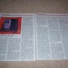 Polk SDA-2a Speaker Review ,2 pgs, 1985, full test, SRS