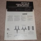 dbx DX3 CD Player Ad, 1986,Article, Enhancer