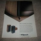 Klipsch kg 5.2, 4.2 Speaker AD from 1992, mint