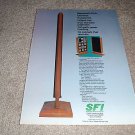 SFI Digital 20 speaker Ad from 1985,RARE! exotic!