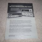 Kenwood KR-6200,KT-6005,Ka-6004 Ad from 1974