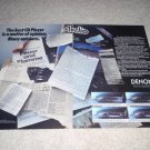 Denon Cd Player AD fr 1987, DCD-1500,1300,700,500 2 pgs