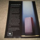 JBL Speakers Ad from 1987,PRO SOUND COMES HOME