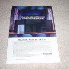 Klipsch Speaker Ad, 1993, KG Series, Home Theater, Nice