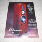 Legacy Audio Classic Speaker Ad from 1998, beautiful!!