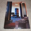 Martin Logan STATEMENT Speaker System Ad, RARE! RARE!