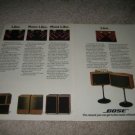 BOse 901,301,501,601 AD from 1978, beautiful 2 page!