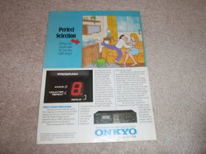 Onkyo TA-2044 Integra Cassette Ad, 1984, Article