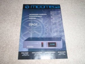 Micromega Stage 3 CD Ad, 1994, High-End CD Ad, RARE!