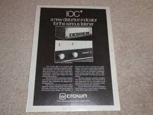 Crown IOC,D150a Amplifier Ad, 1978,Article, Rare Ad!