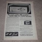 HH Scott 311 Fm Tube Tuner Ad,1955,Article, specs,RARE!