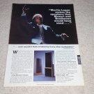 Martin Logan Monolith,CLS Speaker Ad, 1987, Article