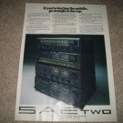 SAE TWO Ad from 1978,preamp,tuner,amp,cassette