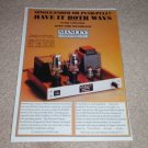 Manley Tube 300B triode Mono Amp Ad, 1995, Article