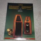 Swans Speaker Ad, Allure, Article, Very Rare! 1995