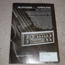 McIntosh C33 Preamp Ad, 1983, Article, Very Rare! C 33