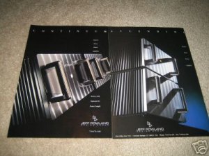 Jeff Rowland Designs Model 8 Amps Ad from 1994,2 pgs