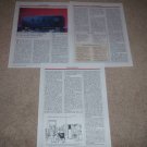 Harman Kardon HK6900 Amplifier Review,3 pgs, 1990, RARE
