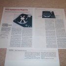 Yamaha PX-3 Tunrtable REVIEW,1982, 3 pgs,FULL TEST,RARE