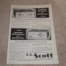 Scott Ad, 1956, 330,311 Tuners, Article, 1 page, Nice!