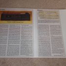 Yamaha K-2000 Cassette Review, 2 pgs, 1983, Specs, Test